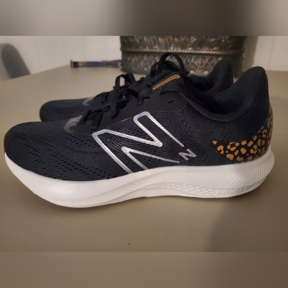 New Balance Black and White Athletic Sneakers